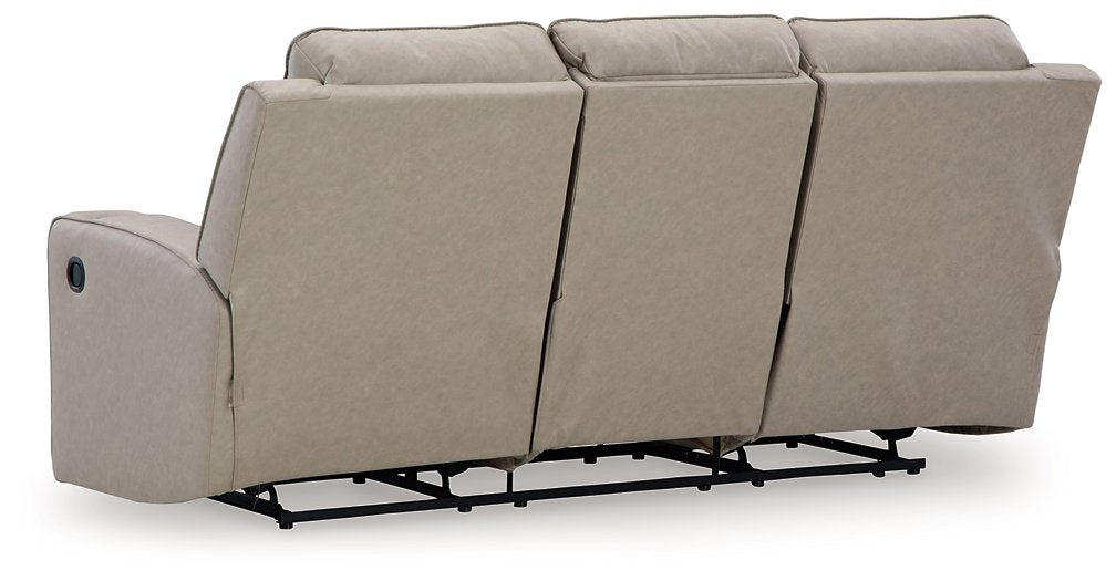 Lavenhorne Reclining Sofa with Drop Down Table - Half Price Furniture