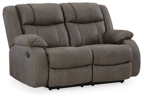 First Base Reclining Loveseat - Half Price Furniture