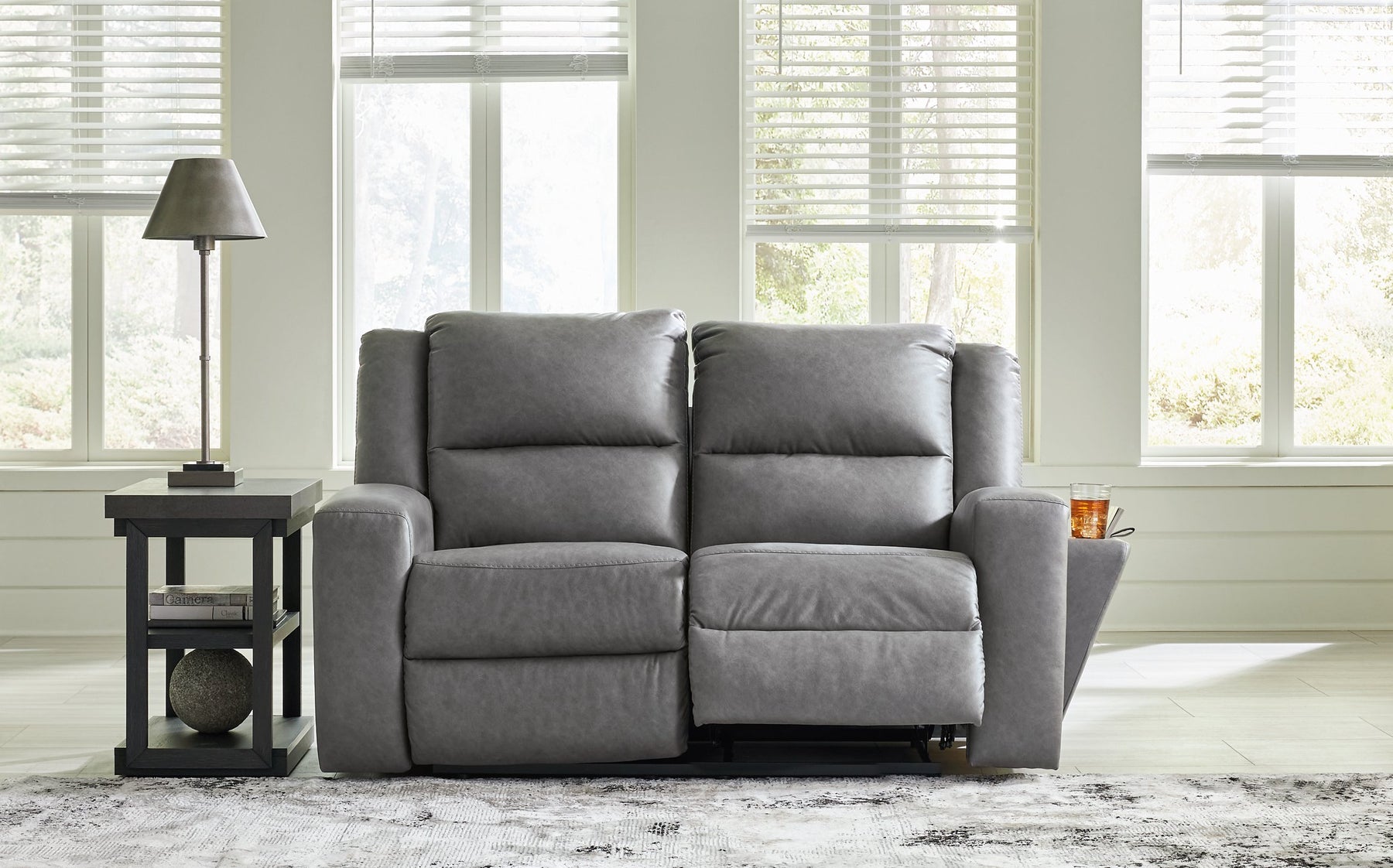 Brixworth Reclining Loveseat - Loveseat - Half Price Furniture