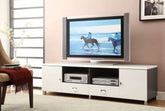 White & Gray Tv Console -  - Half Price Furniture