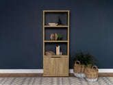 Tabby 3-Shelf Engineered Wood Media Tower Mango Half Price Furniture