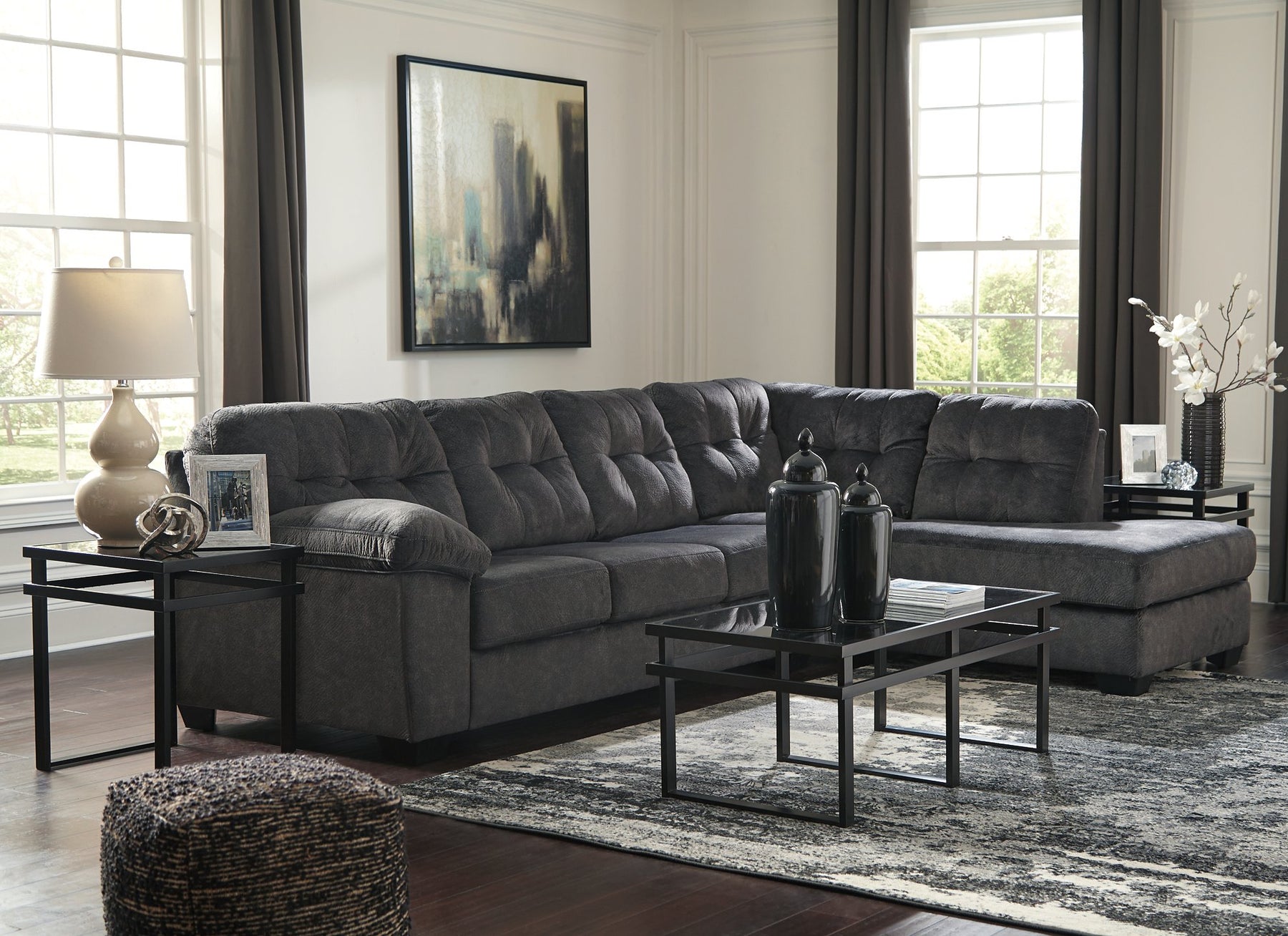 Accrington 2-Piece Sectional with Chaise - Half Price Furniture