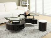 Buckley 3-piece Coffee Table and Stools Set Cappuccino Half Price Furniture