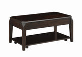 Baylor Lift Top Coffee Table with Hidden Storage Walnut  Half Price Furniture