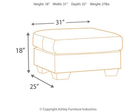 Darcy Ottoman - Half Price Furniture