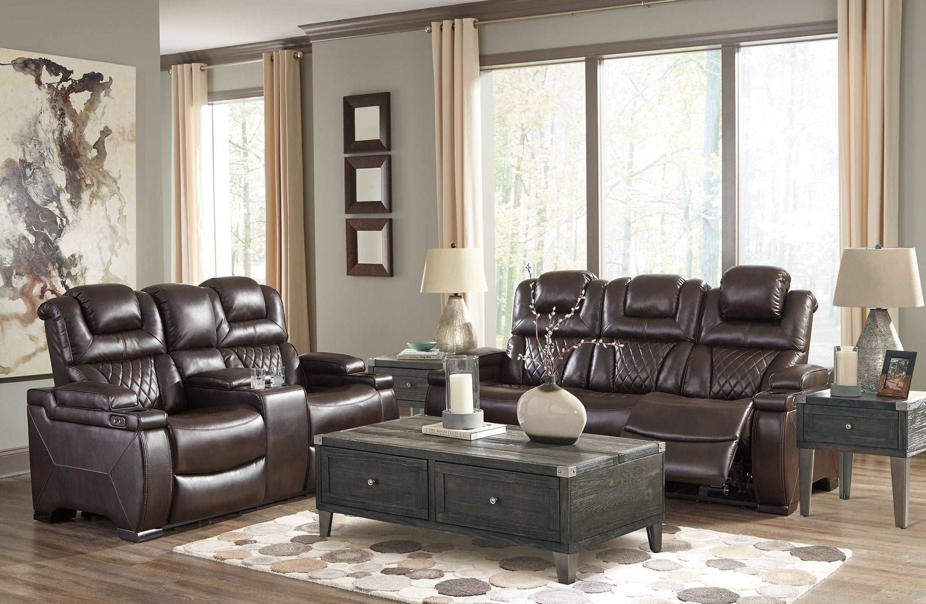 Warnerton Sofa and Loveseat - Half Price Furniture