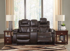 Warnerton Power Reclining Loveseat with Console - Half Price Furniture