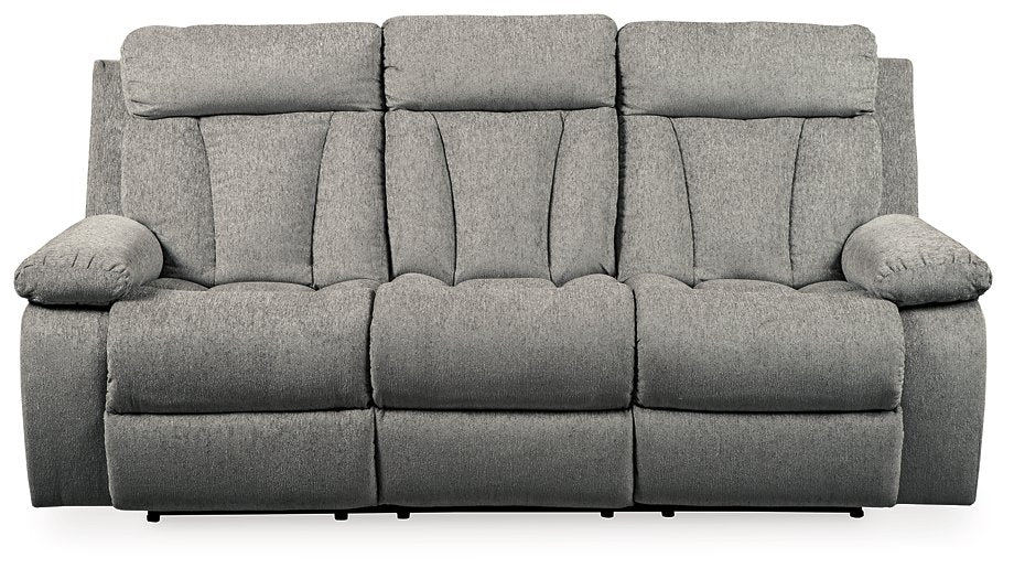 Mitchiner Reclining Sofa with Drop Down Table Half Price Furniture