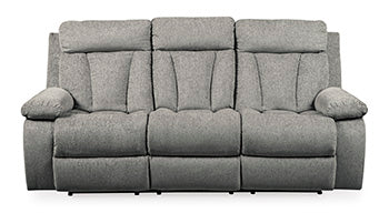 Mitchiner Reclining Sofa with Drop Down Table - Half Price Furniture