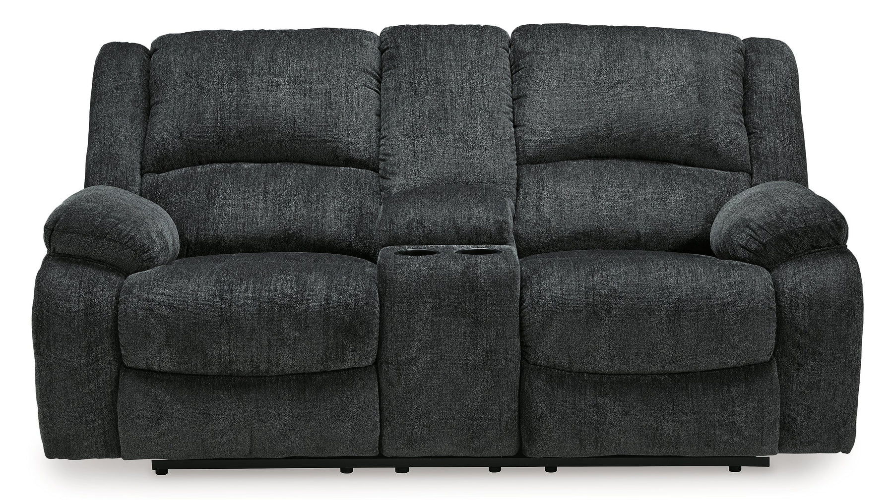 Draycoll Power Reclining Loveseat with Console - Half Price Furniture