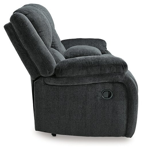 Draycoll Reclining Loveseat with Console - Half Price Furniture