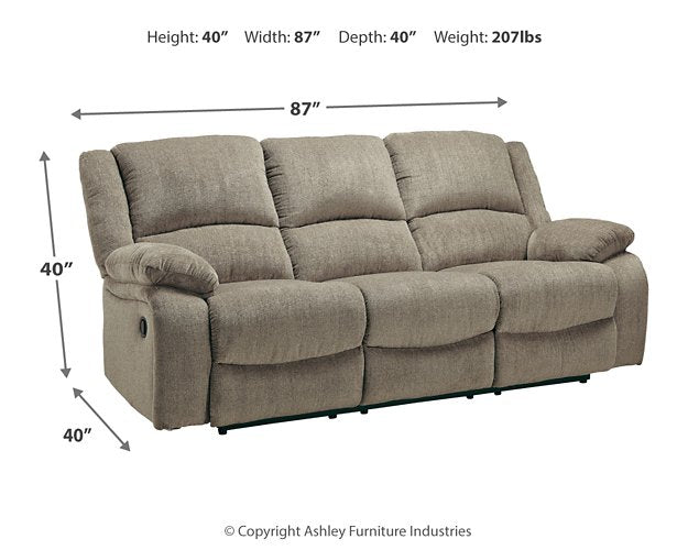 Draycoll Reclining Sofa - Half Price Furniture