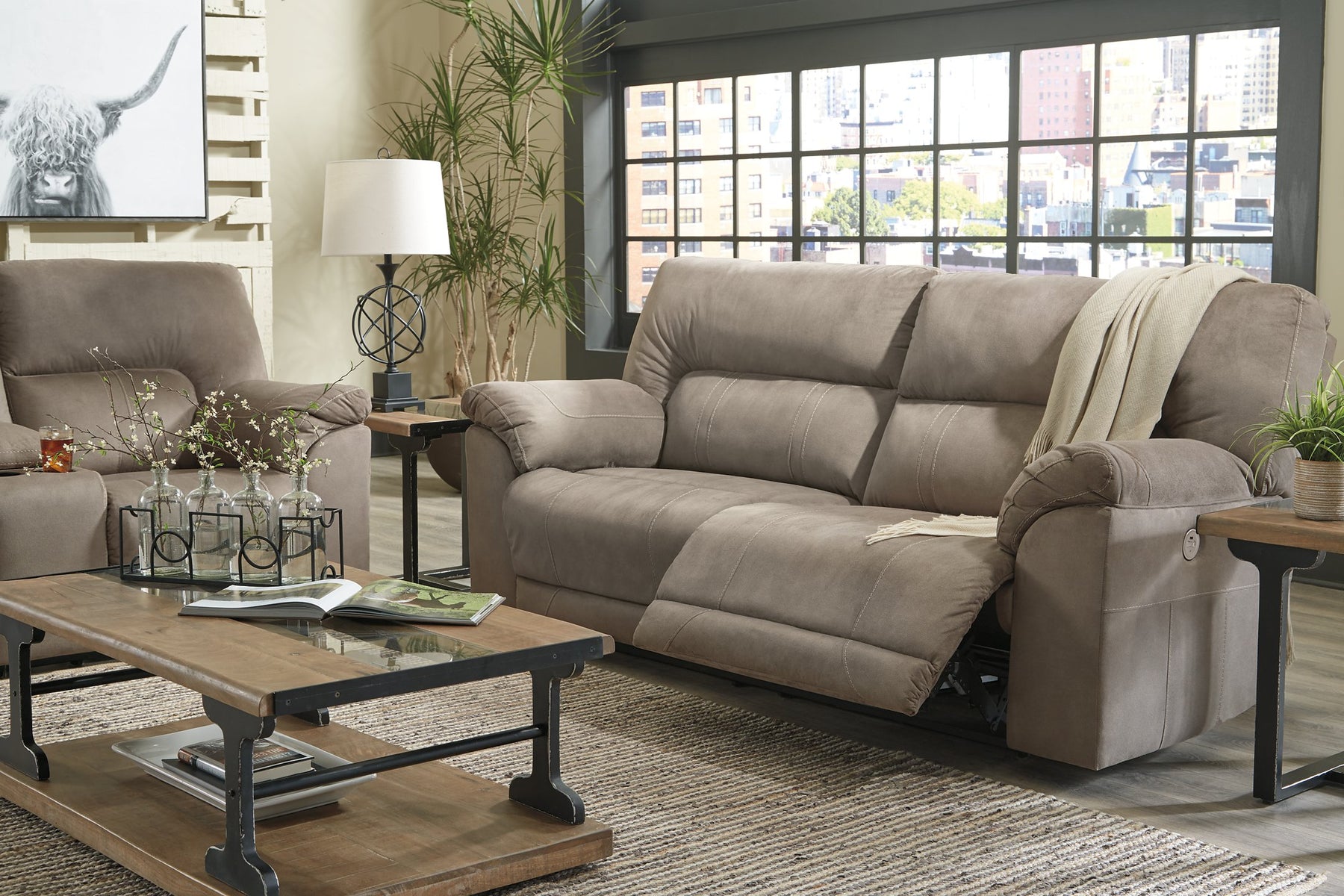 Cavalcade Power Reclining Sofa - Half Price Furniture