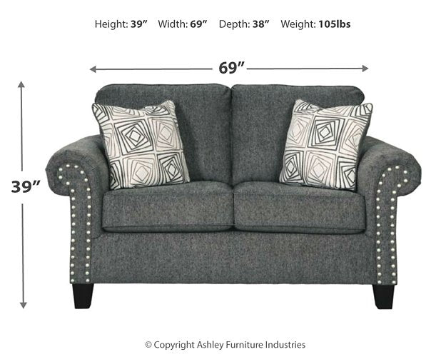 Agleno Loveseat - Half Price Furniture