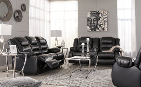 Vacherie Reclining Loveseat with Console - Half Price Furniture