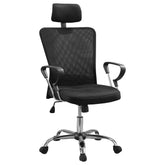 Stark Mesh Back Office Chair Black and Chrome Half Price Furniture