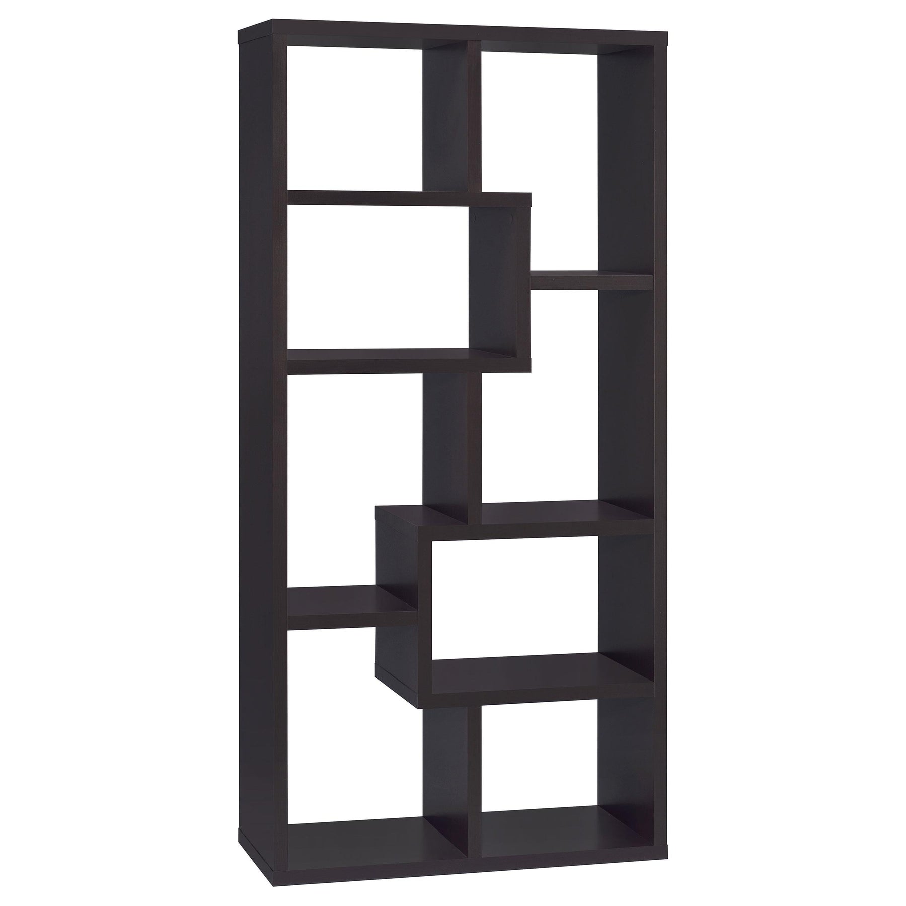 Theo 10-shelf Bookcase Cappuccino  Half Price Furniture