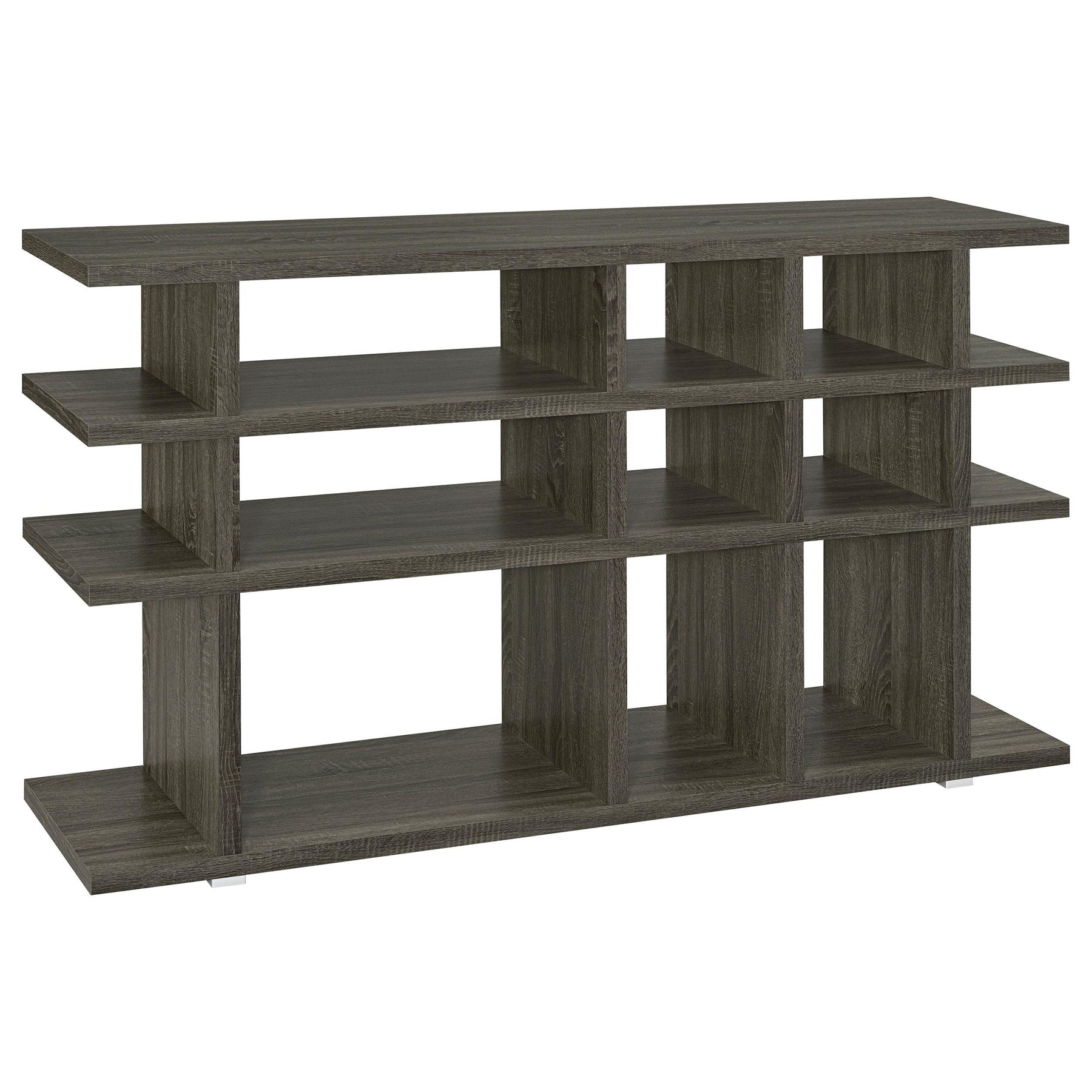 Santos 3-tier Bookcase Weathered Grey Half Price Furniture