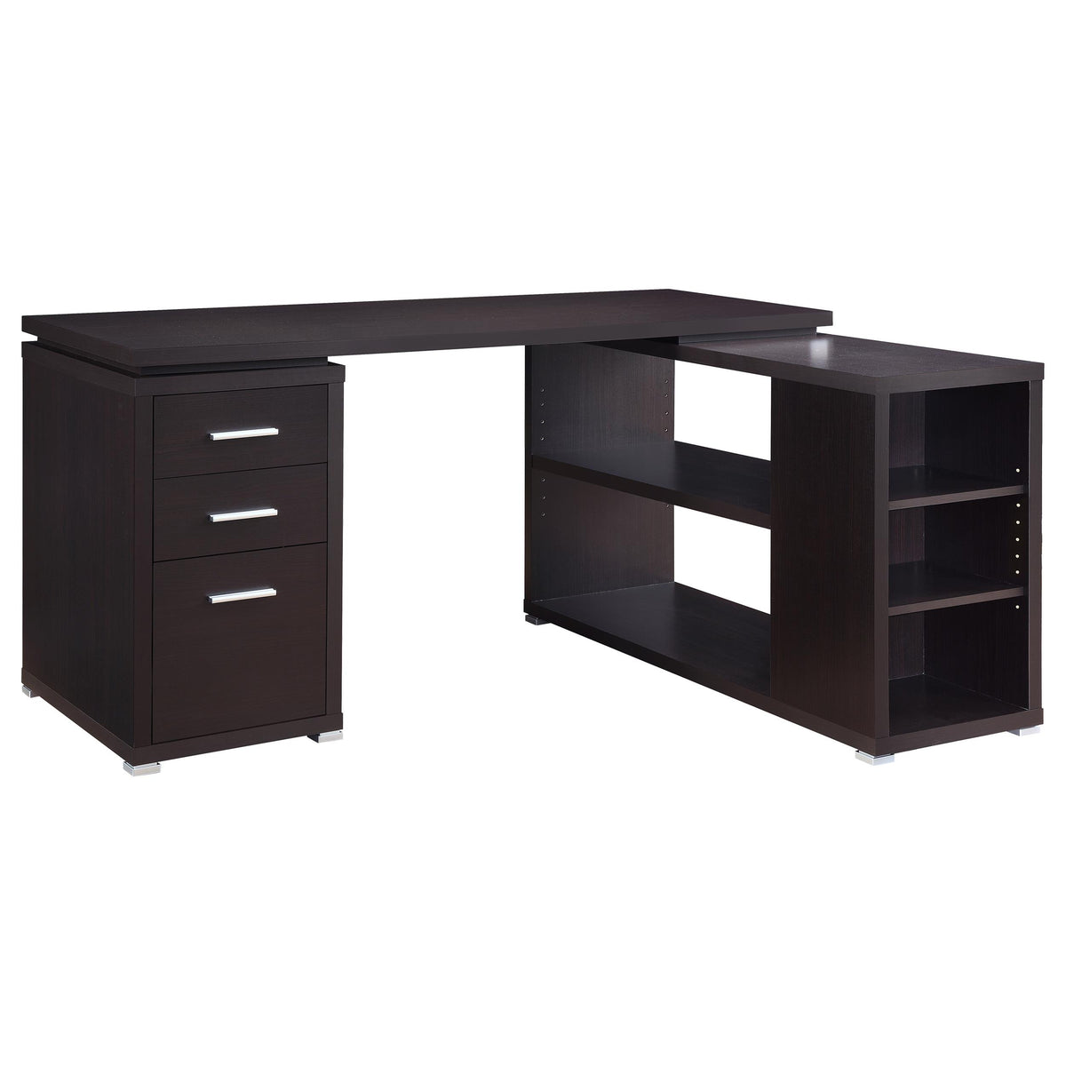 Yvette L-shape Office Desk Half Price Furniture