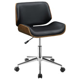 Addington Adjustable Height Office Chair Black and Chrome Half Price Furniture