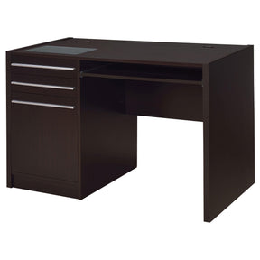 Halston Rectangular Connect-it Office Desk Cappuccino Half Price Furniture