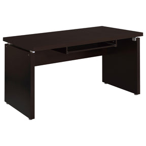 Skylar Computer Desk with Keyboard Drawer Cappuccino Half Price Furniture