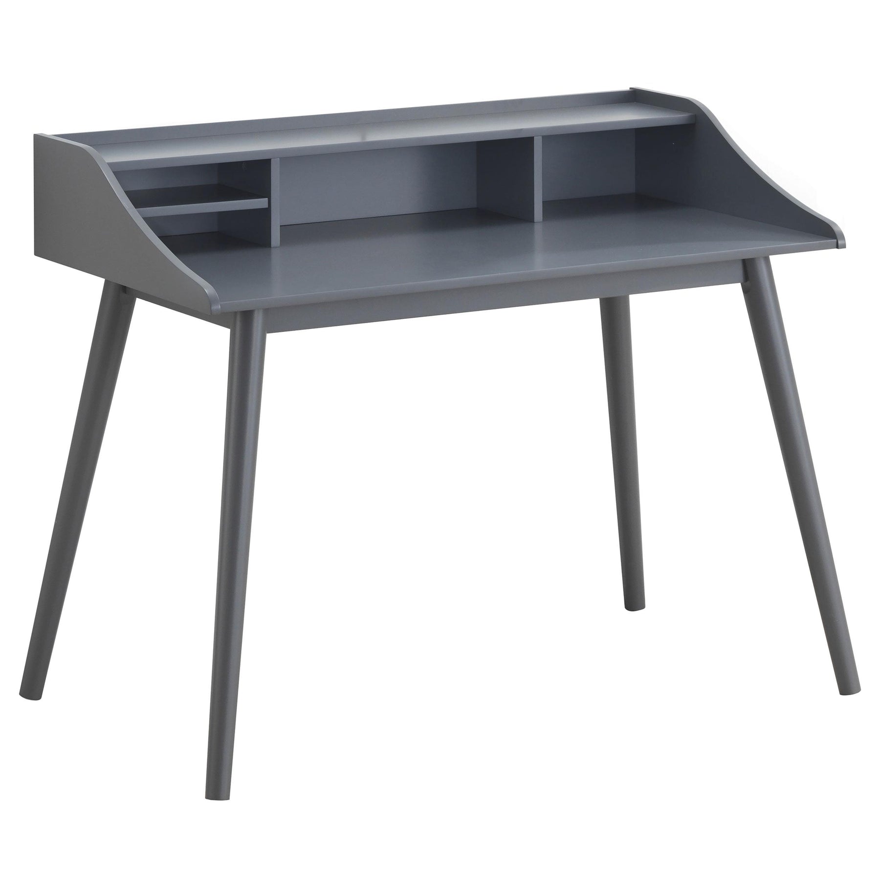 Percy 4-compartment Writing Desk Grey Half Price Furniture