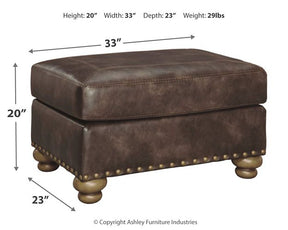 Nicorvo Ottoman - Half Price Furniture