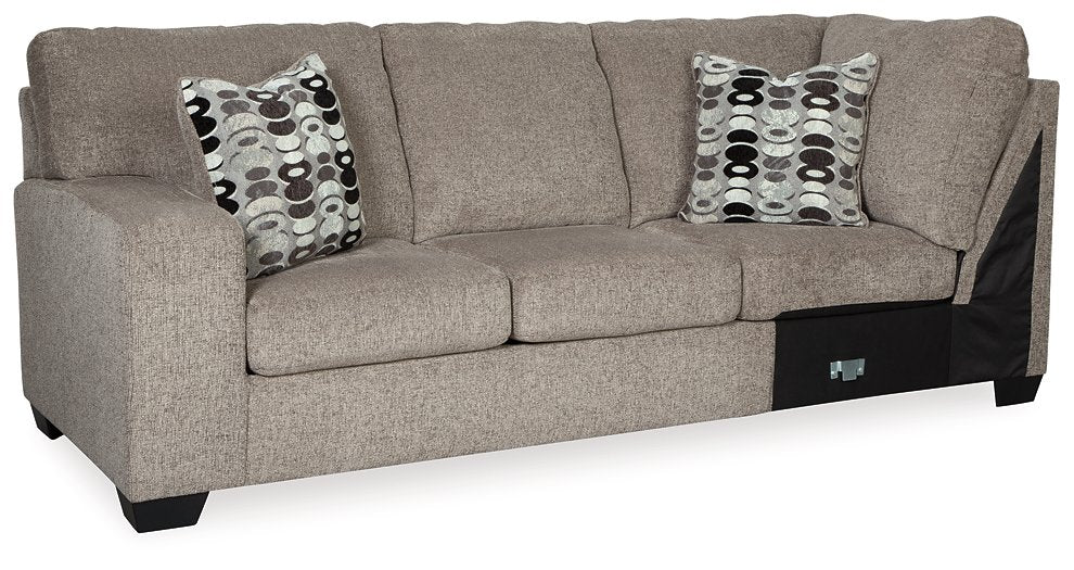 Ballinasloe 3-Piece Sectional with Chaise - Half Price Furniture