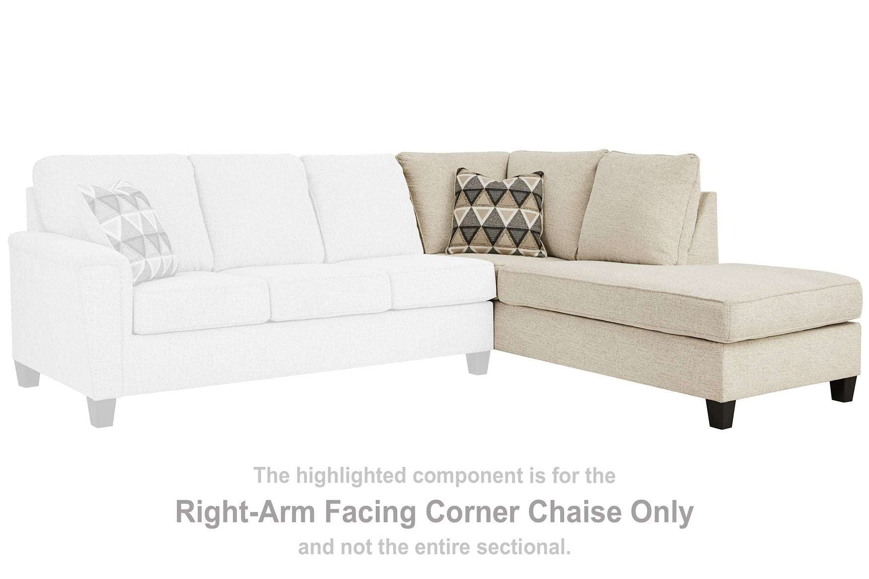 Abinger 2-Piece Sectional with Chaise - Half Price Furniture