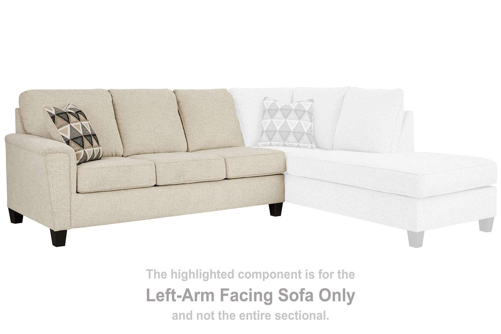 Abinger 2-Piece Sectional with Chaise - Half Price Furniture