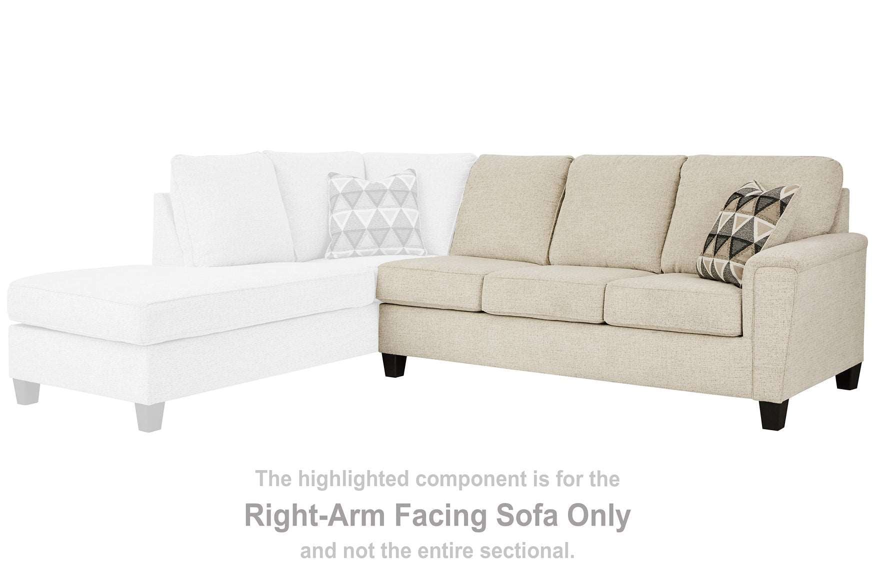 Abinger 2-Piece Sectional with Chaise - Half Price Furniture