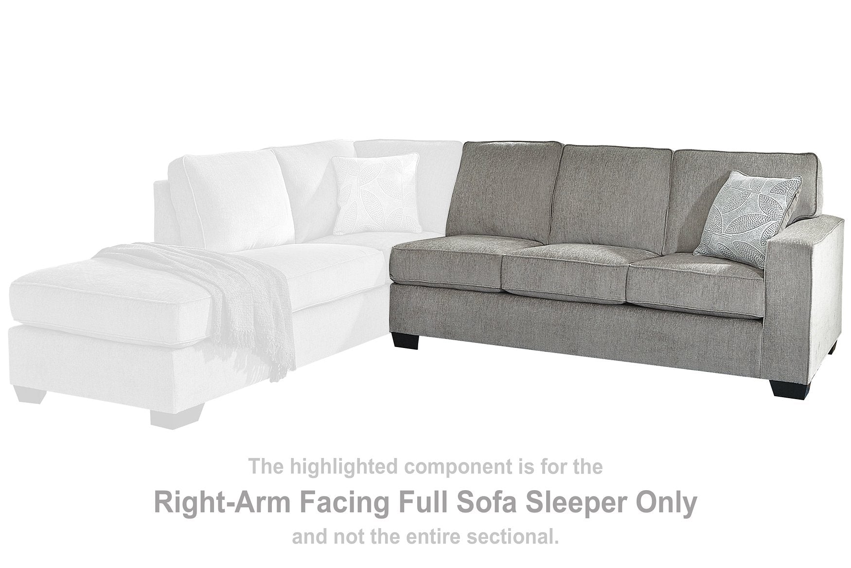 Altari 2-Piece Sleeper Sectional with Chaise - Half Price Furniture