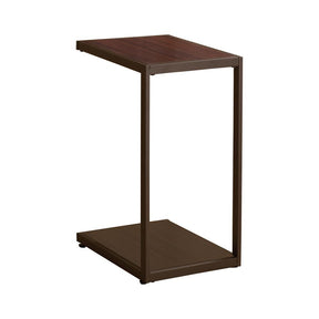 Jose Rectangular Accent Table with Bottom Shelf Brown Half Price Furniture