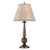 Ochanko Cone shade Table Lamps Bronze and Beige (Set of 2) Half Price Furniture