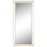 Barnett Rectangular Floor Mirror Silver Half Price Furniture