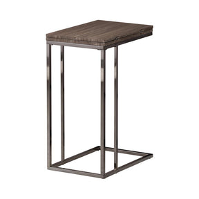 Pedro Expandable Top Accent Table Weathered Grey and Black Half Price Furniture