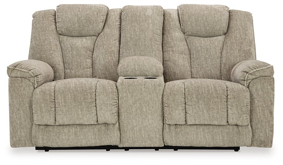 Hindmarsh Power Reclining Loveseat with Console - Half Price Furniture