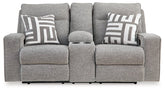 Biscoe Power Reclining Loveseat Half Price Furniture