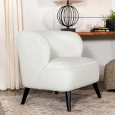 Alonzo Upholstered Track Arms Accent Chair Natural Half Price Furniture