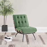 Aloma Armless Tufted Accent Chair Half Price Furniture