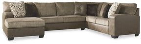 Abalone 3-Piece Sectional with Chaise - Half Price Furniture