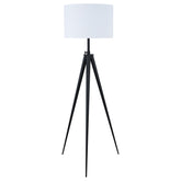 Harrington Tripod Legs Floor Lamp White and Black Half Price Furniture