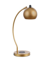 Andreas Dome Shade Table Lamp Gold Half Price Furniture