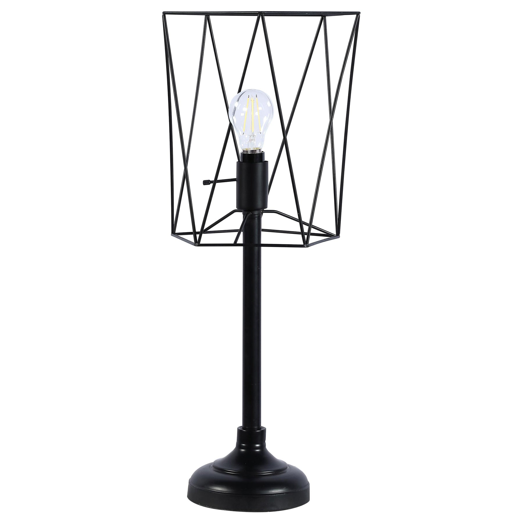 Mayfield Metal Slender Torch Table Lamp Black Half Price Furniture