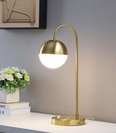 Merrick Round Arched Table Lamp Gold Half Price Furniture