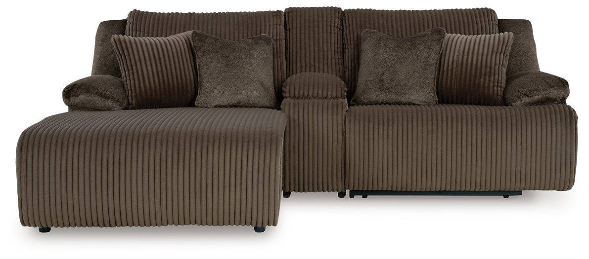 Top Tier Reclining Sectional Sofa with Chaise - Half Price Furniture