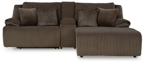 Top Tier Reclining Sectional Sofa with Chaise Half Price Furniture