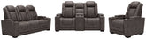 HyllMont Power Reclining Living Room Set Half Price Furniture