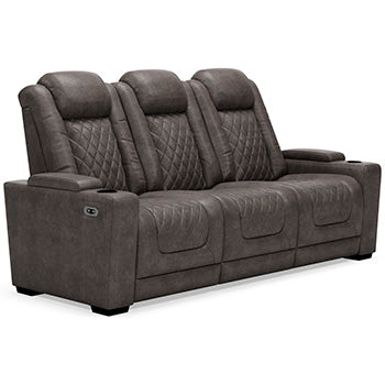 HyllMont Power Reclining Living Room Set - Half Price Furniture